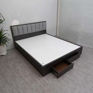Giường ngủ gỗ MDF bọc nệm 1