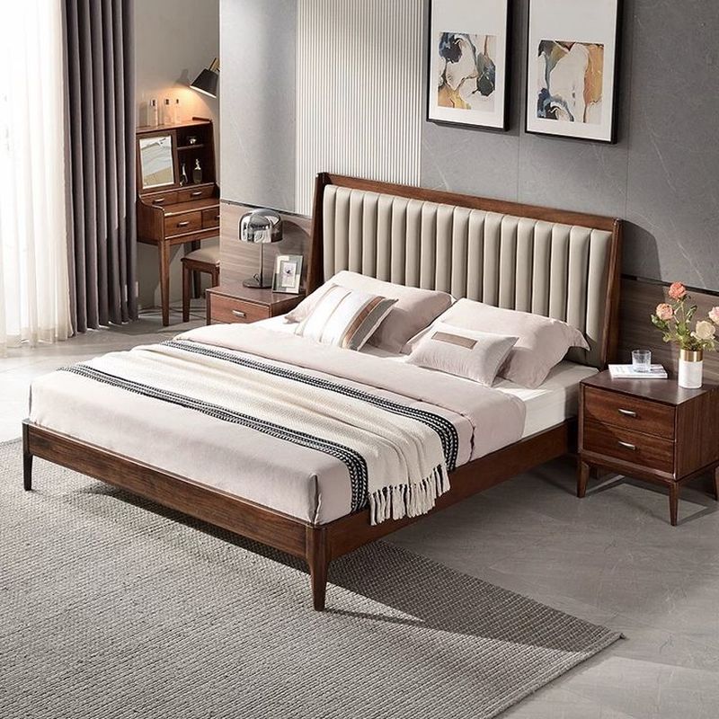 Giường ngủ gỗ MDF bọc nệm 7