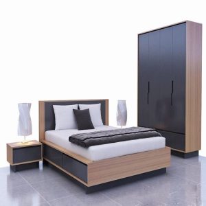 Giường ngủ gỗ MDF phủ Melamine