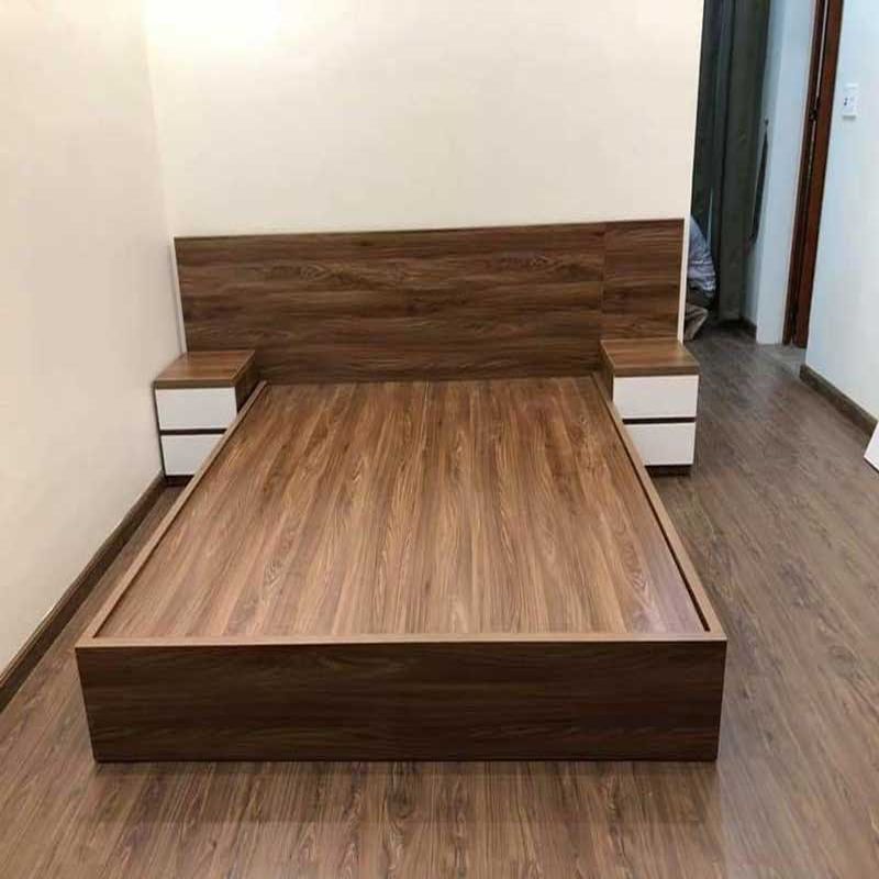 Giường ngủ gỗ MDF phủ Melamine 1