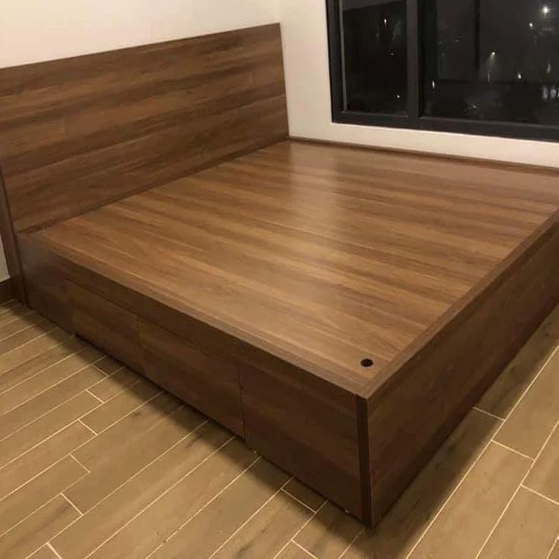Giường ngủ gỗ MDF phủ Melamine 4