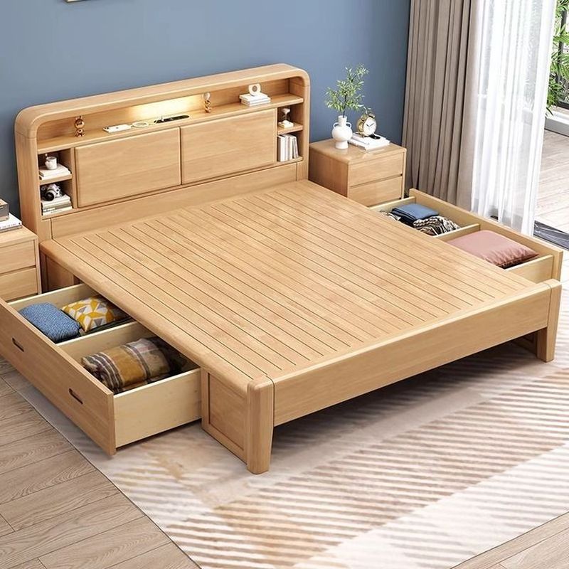 Giường ngủ gỗ Pơ Mu 1