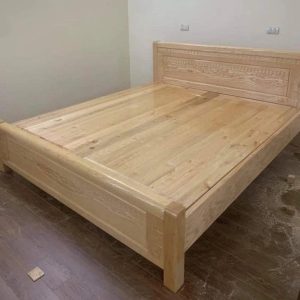 Giường ngủ gỗ Pơ Mu 2