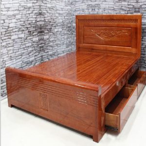 Giường ngủ gỗ nguyên khối 2