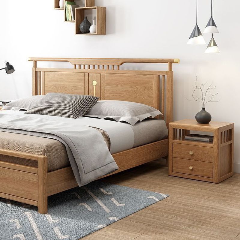 Giường ngủ gỗ nguyên khối 6