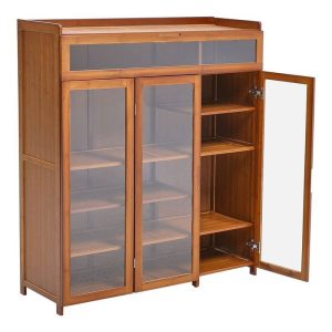 Tủ giày nhựa giả gỗ 1
