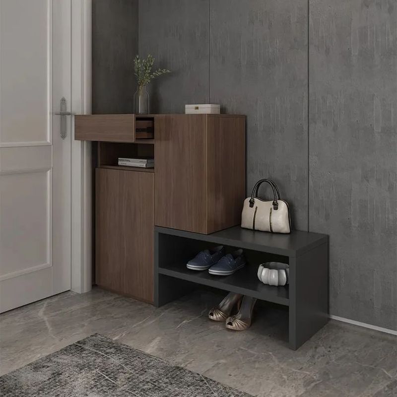 Tủ giày phòng khách gỗ MDF 14