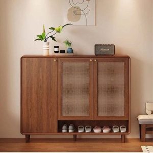 Tủ giày phòng khách gỗ MDF 2