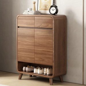 Tủ giày phòng khách gỗ MDF 4