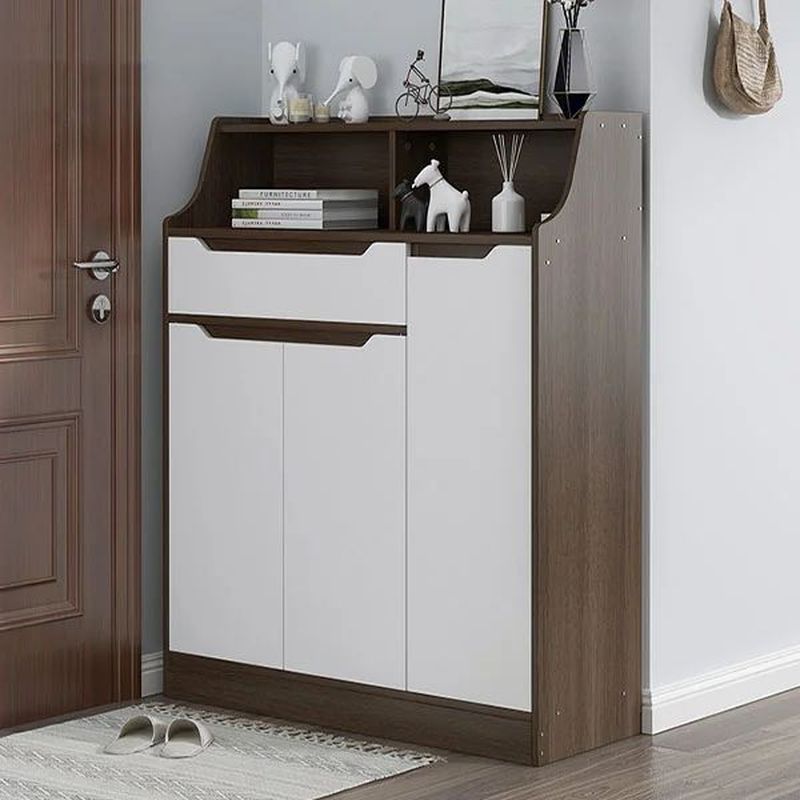 Tủ giày phòng khách gỗ MDF 5