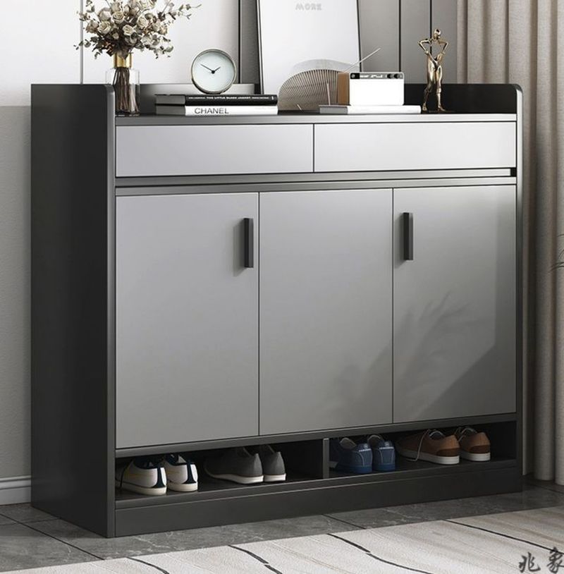 Tủ giày phòng khách gỗ MDF 17