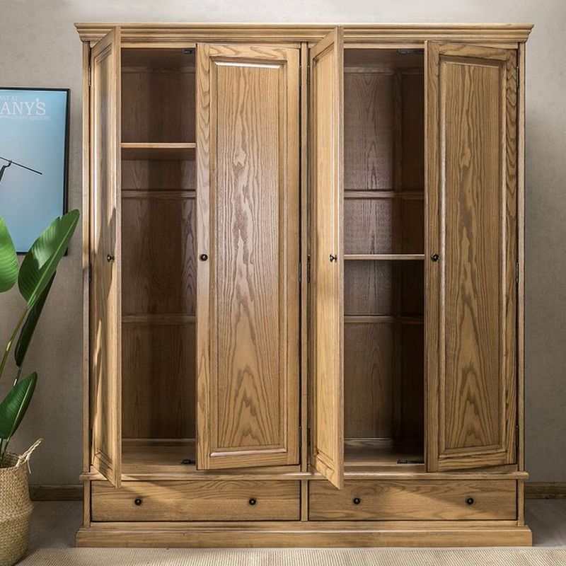 Tủ quần áo gỗ thông 4