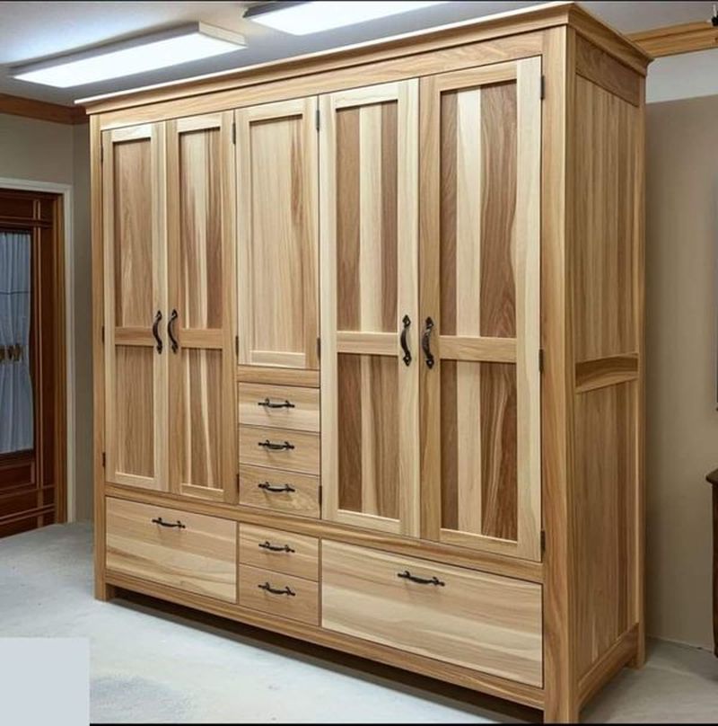 Tủ quần áo gỗ thông 8