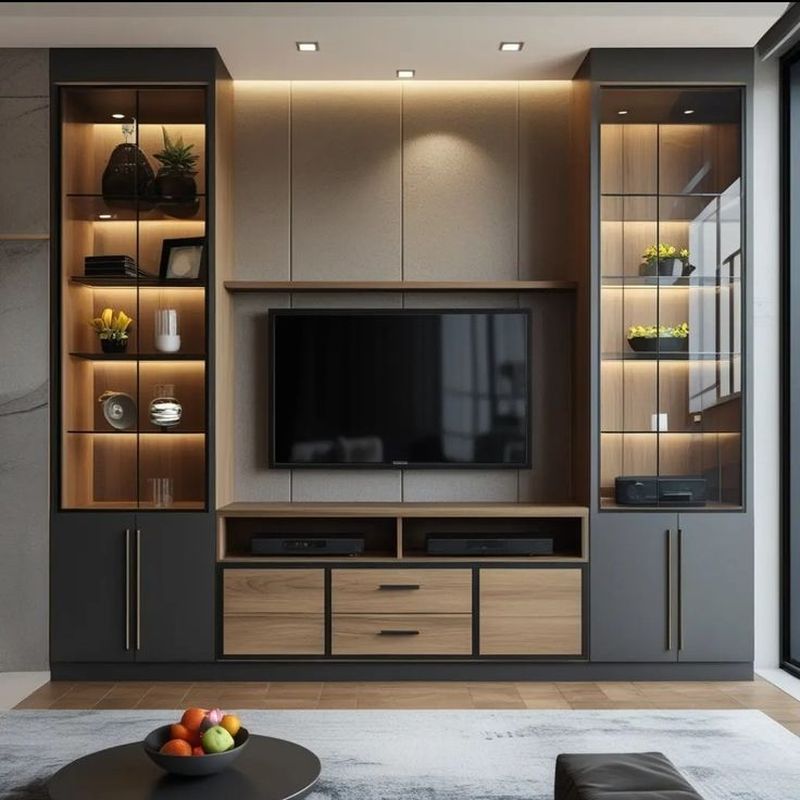 Tủ trưng bày kết hợp tủ rượu 13