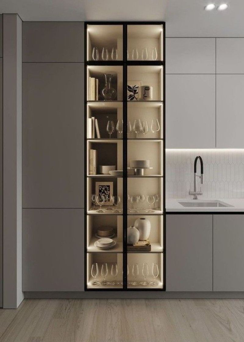 Tủ trưng bày kết hợp tủ rượu 8