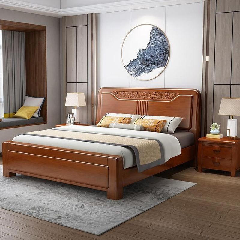 Giường ngủ gỗ gõ đỏ 7