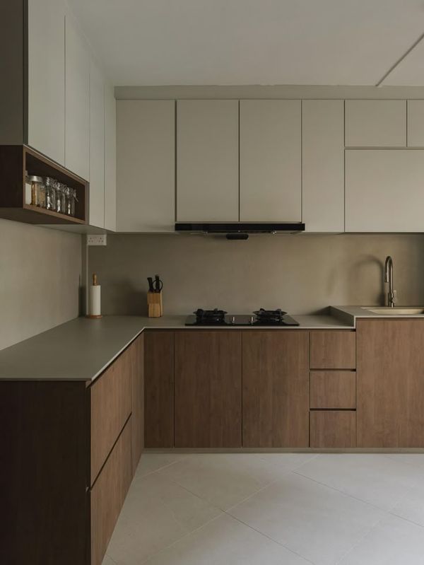 tủ bếp gỗ tự nhiên 9