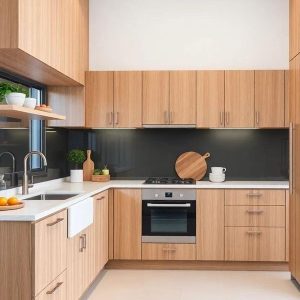 tủ bếp gỗ tự nhiên 3