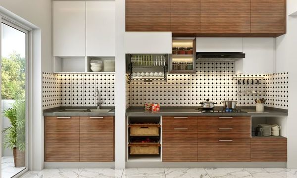 tủ bếp gỗ tự nhiên 14